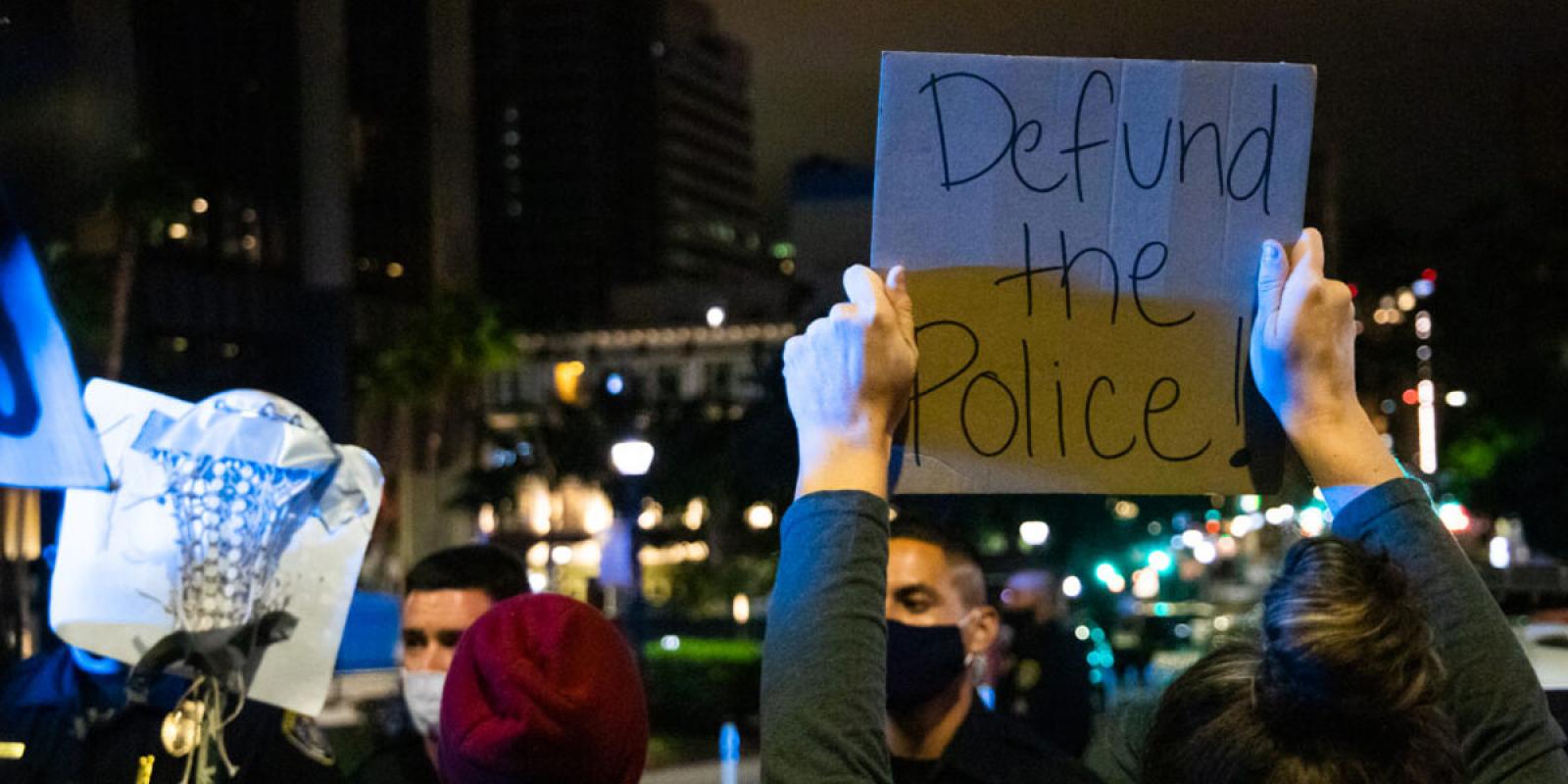 Defund the policec protest