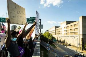 George Floyd protesters